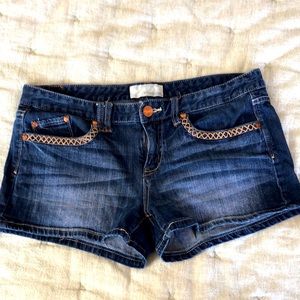 Dark Wash Jean Shorts